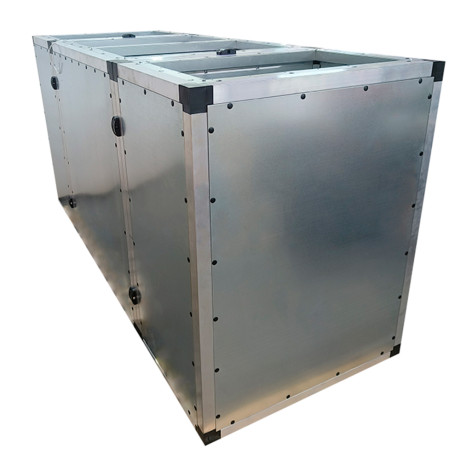 Установка вентиляционная приточно-вытяжная Node1-4500(50c)/RP,VEC(B355),W2 Vertical с ЧЕРНЫМ пультом TS4b