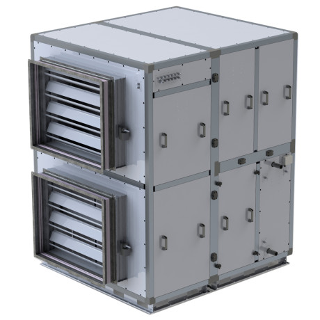 Установка вентиляционная приточно-вытяжная Node3 Pro-180x120(50c)/RR,VEC(B630*2),W2 Classic с ЧЕРНЫМ пультом TS4b