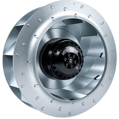 Мотор-колесо MES CF280B-2E-AC0 AC, назад загнутые лопатки, плавное управление