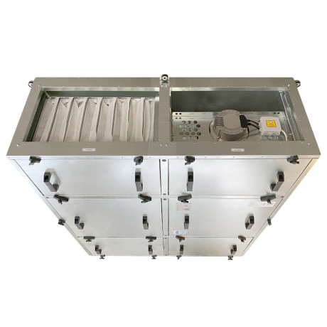 Установка вентиляционная приточно-вытяжная Node3-2000(25m)/RR2,VEC(B310),W2 Compact с ЧЕРНЫМ пультом TS4b