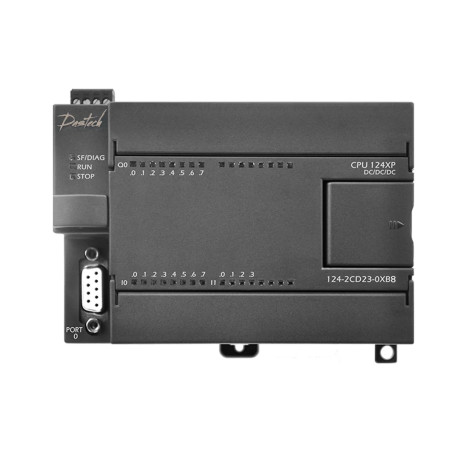 Модуль центрального процессора PLC Dastech CPU124XP-2Q: DC/DC/DC, DTE124-2CD23-0XB8